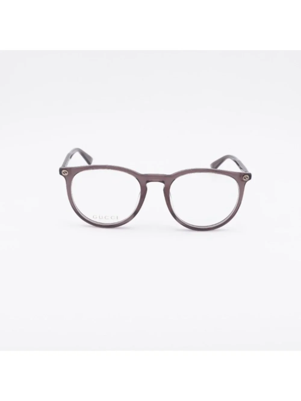 Gucci GG0027O 017 Eyeglasses Brown 52mm Round Frame